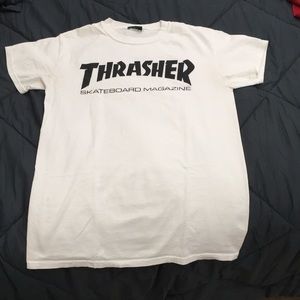 white thrasher shirt